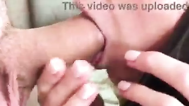 A girl giving a blowjob to a Russian college student