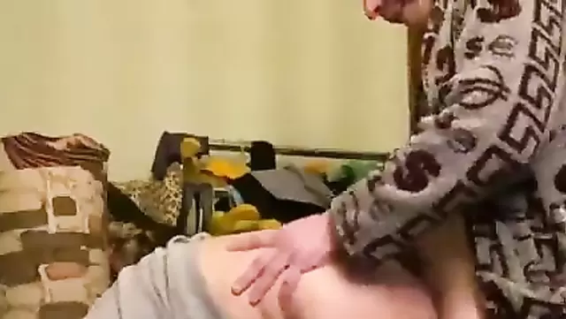 Russian GF's doggystyle sex caught on camera