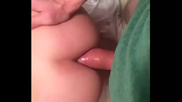 Wife's anal orgasm with Russian husband